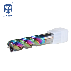 سكين ألومنيوم عالي اللمعان بطلاء ملون من DLC ، سكين خاص بفتحة U باستخدام الحاسب الآلي ، 7 ألوان خاصة 2/طاحونة حافة - Product Image 4