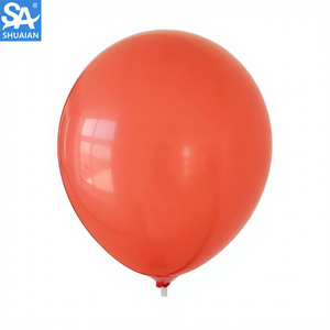 100pcs 10 Inch Matte Coral Red Latex <strong>Balloons</strong> 2.2g Standard <strong>Weight</strong> Multi-Color Halloween Valentine's Day Easter Decorations - Product Image 1
