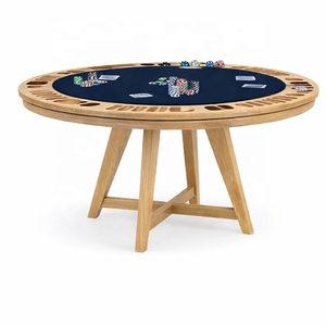 Table <span class=keywords><strong>de</strong></span> <span class=keywords><strong>poker</strong></span> <span class=keywords><strong>de</strong></span> casino <span class=keywords><strong>de</strong></span> luxe en bois <span class=keywords><strong>de</strong></span> haute qualité, design personnalisé, table <span class=keywords><strong>de</strong></span> <span class=keywords><strong>poker</strong></span> ronde moderne Texas Hold'em - Product Image 4