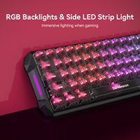 Clavier de jeu mécanique IA DarkBeacon 68 touches avec interrupteurs magnétiques à effet Hall, rétroéclairage RGB, USB-C, anti-ghosting, résistant aux déversements