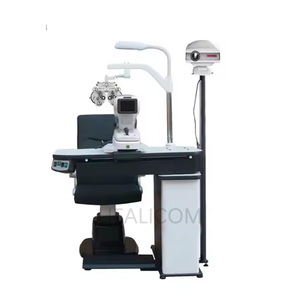 Hot Sale Ophthalmic Medical Instrument Height Adjustment &amp; Storage Drawers <strong>Optometry</strong> Chair &amp; <strong>Table</strong> Set for Eye Exam - Product Image 4