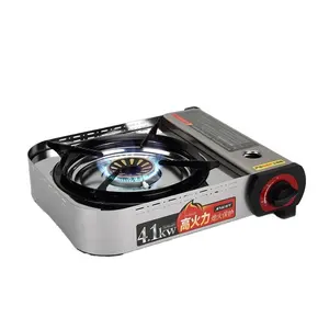 Outdoor Efficient And High Firepower Camping Gas Stove JY-600S With Plastic Carrying Case.