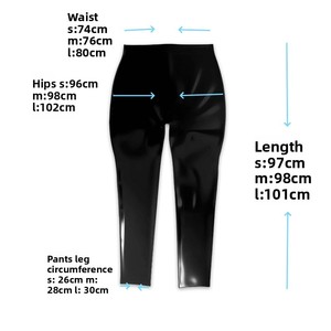 Vente en gros directe usine : Ensembles de vêtements/combinaisons/shorts amincissants sexy en <span class=keywords><strong>latex</strong></span> antibactérien pour femmes - Product Image 4