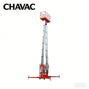 Sollevatore Idraulico <span class=keywords><strong>in</strong></span> Lega di Alluminio con Fune Metallica per Ponteggi Edili, Elevatore a Doppio Albero per Ristoranti, Hotel e Pulizie - Product Image 6