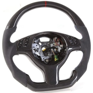 Volante deportivo de fibra de carbono M3 E46 para modelos <span class=keywords><strong>BMW</strong></span> compatibles con 330CI 2004 325i E39 E53 E90 E91 E92 E93 E60 E70 E82 E87 - Product Image 4