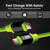 Harga Grosir Kabel Pengisian Cepat 240w PD 1m USB Type-C Silikon Universal Kabel Data Pengisi Daya Cepat untuk Ponsel Android