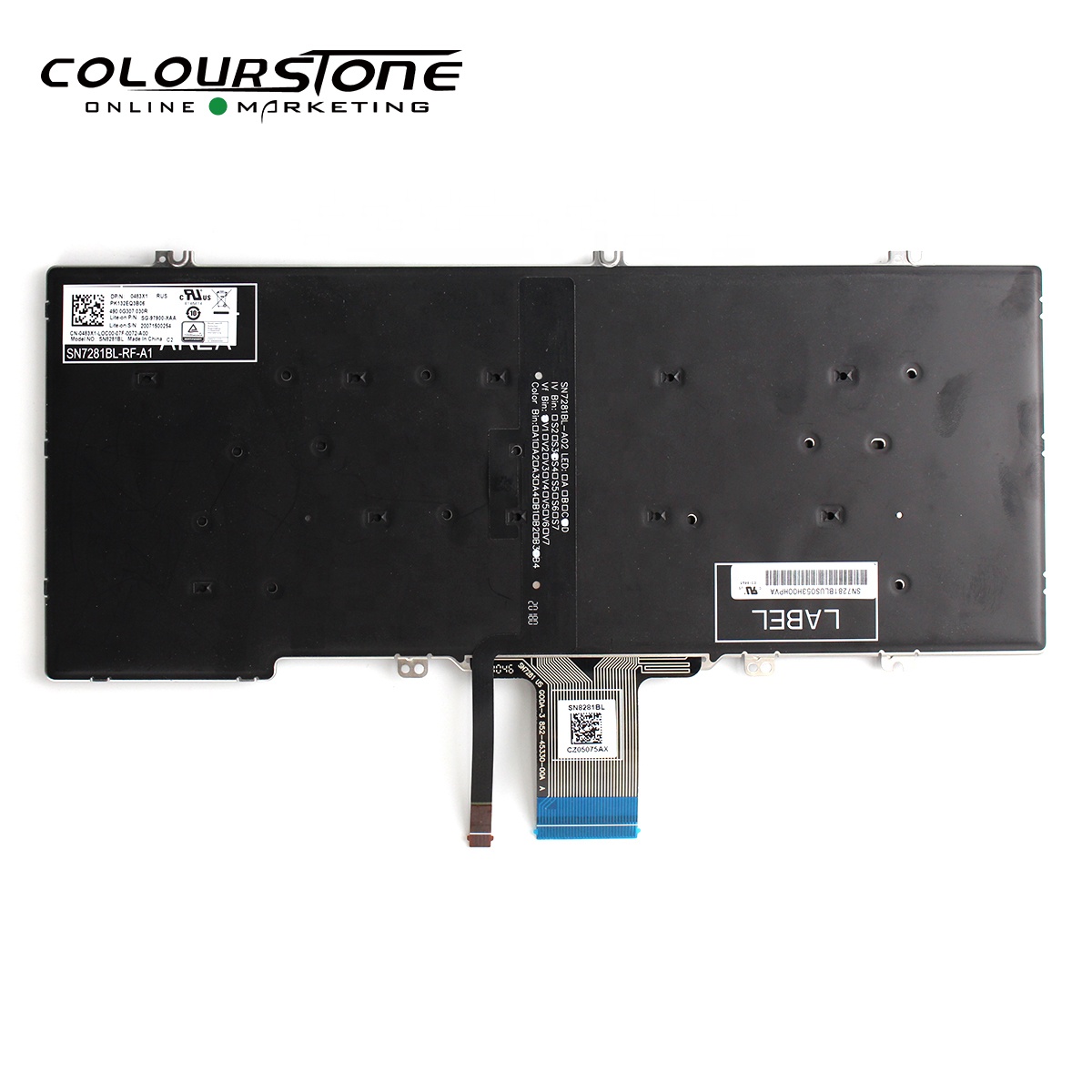 New 7300 Series Laptop Keyboard with RU Layout, Backlit LED/RGB