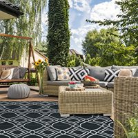AIYISI — tapis de Camping perlé étanche et à Led Anti-uv, carpette, gourde pour extérieur, Camping-car, Patio, nouveau-nés