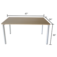 Bureau à domicile blanc moderne Durable & Facile à assembler Essentiels Simple Mobilier moderne pour chambre à coucher Bureau