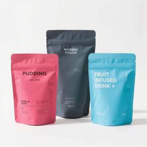 Bolsas de Alimentos Personalizadas, Reciclables, Reutilizables, con Cierre Hermético, de Mylar, para Palomitas y Alimentos para Mascotas, Tipo Stand-up - Product Image 2