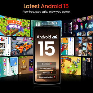 هاتف LAGENIO Panther2 الجديد بنظام أندرويد 15، ذاكرة 12 جيجابايت + 128 جيجابايت، شبكة الجيل الرابع، شاشة 6.7 بوصة، بطارية 5150 مللي أمبير، شحن سريع 18 واط، هاتف متين مثالي للتخييم في الهواء الطلق - Product Image 5