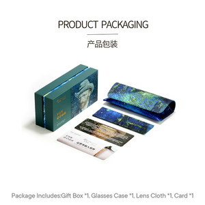 Nouvelle monture de lunettes carrée haut de gamme en titane pur importé de Saint <span class=keywords><strong>Vincent</strong></span> Valley, idéale pour les grands visages - Product Image 4