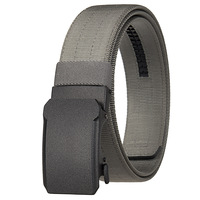 Ceinture tactique à cliquet double couche épaissie pour hommes, ceinture robuste en nylon de 1,5 pouce avec boucle à dégagement rapide