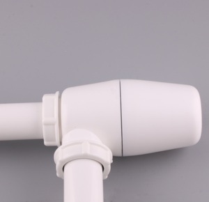 Piège à bouteille en plastique blanc, piège à bouteille de lavabo de salle de bains, <span class=keywords><strong>siphon</strong></span> déchets - Product Image 6