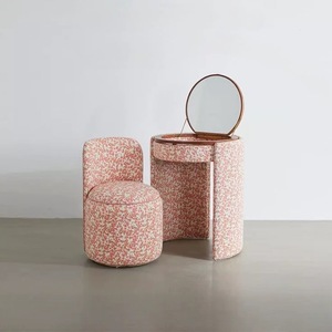 Eccezionale Toeletta Italiana Dilly Dally con Specchio e Cassetti, Scrivania per Trucco in Legno, Comò di Lusso per Camera da Ragazza - Product Image 4
