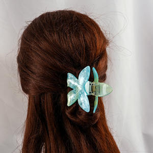Vente flash - Pinces à cheveux en PVC couleur bonbon - Pinces à cheveux fleuries - Accessoires pour cheveux pour femmes et filles - Accessoires pour cheveux de fête - Product Image 2