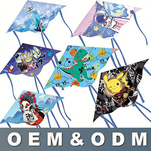 ทำว่าวตามสั่ง ว่าวบินได้ 'ผลิตในประเทศจีน' ว่าวลายอนิเมะ ว่าวเด็ก ดีไซน์ว่าว วัสดุโพลีเอสเตอร์ สำหรับอายุ 14 ปีขึ้นไป - Product Image 1