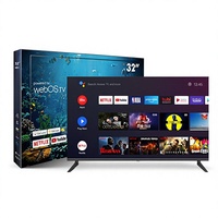 Televisor Inteligente LED Android Google TV 1080p con Sistema WebOS, 60Hz PAL, Interfaz para Comercio Exterior, Color Negro
