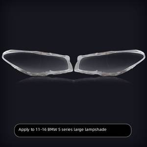 Coppia di Coperture in Vetro per Fari Auto <span class=keywords><strong>BMW</strong></span> F10 F18 11-17 528i 535i Xenon HID, Alloggiamento Trasparente in Plastica PC - Product Image 1
