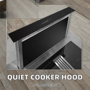 Superleise 60CM 90CM Downdraft-Dunstabzugshaube für Küche und Hotel, Edelstahl, Elektrisch, mit Aktivkohlefilter, Einfach zu Installieren - Product Image 2