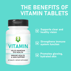 Comprimés de vitamines ODM OEM favorisant une vision claire et saine, renforçant la fonction du système immunitaire et favorisant une peau éclatante et hydratée - Product Image 2