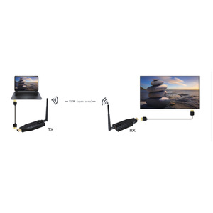 Extensor de Video Inalámbrico para Electrónica de Consumo, HDTV 1080P 150M, Metálico, para Monitoreo de Computadora y Teléfono Móvil, Interfaz <span class=keywords><strong>HDMI</strong></span> - Product Image 2