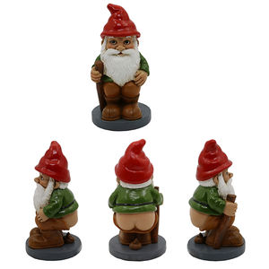 BSCI usine polyrésine <span class=keywords><strong>pêcheur</strong></span> Caganer Figurine maison et cadeau Caganer Statue - Product Image 4