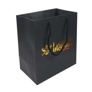 Best Tear Resistant Eco-Friendly Waterproof Luxury <b>White</b> <b>Bags</b> Brand Color Printing Ribbon Handle for Promotional Supermarkets - Product Image 5