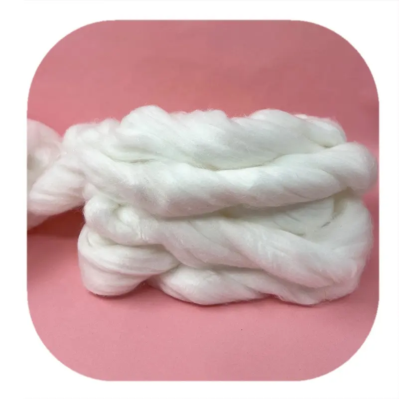 Cheap price virgin Grade Polyester Staple Fiber Tops for spinning yarn