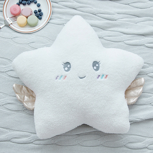 Cama decorativa para habitación de niños, almohada de felpa con forma de nube, Estrella y <span class=keywords><strong>luna</strong></span> - Product Image 2