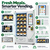 Distributeur automatique de boîtes à lunch Winnsen avec armoire chauffante pour cantine d'usine