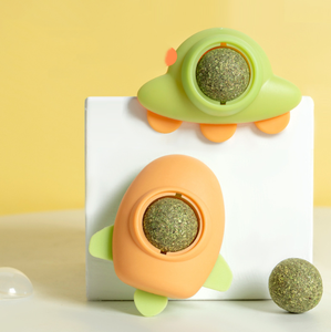 Jouet pour <span class=keywords><strong>chat</strong></span> en catnip 2023, soucoupe volante, fusée, boules de catnip, jouets pour <span class=keywords><strong>chat</strong></span> à lécher - Product Image 1