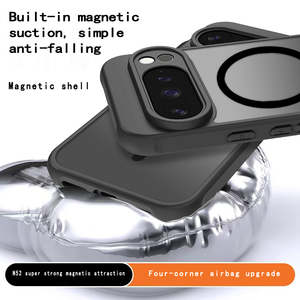 Funda magnética translúcida mate para teléfono, funda a prueba de golpes con carga inalámbrica para Google Pixel 11 Pro XL 10 9 8 7 6 Pro - Product Image 2
