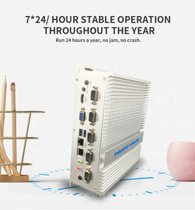 Fanless Industrial-grade Mini PC with Rich Interface Win Linux <strong>System</strong> J1900 Embedded Silent Computer PC - Product Image 4