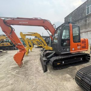 รถขุดตีนตะขาบมือสอง 8 ตัน ญี่ปุ่น Hitachi ZX80 เครื่องจักรสำหรับงานก่อสร้าง พร้อม EPA - Product Image 1