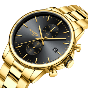 NIBOSI orologi da uomo di lusso famosi Top Brand uomo moda Casual orologio da polso al quarzo Relogio maschile 2612