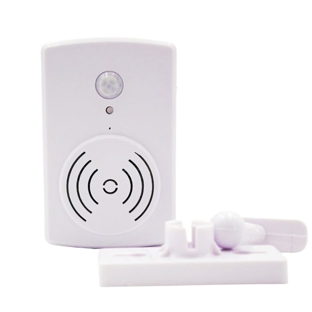 PIR Motion Sensor Activated Doorbell Wireless Merry Christmas Welcome Shop Doorbell Chime DIY Voice Box Speaker