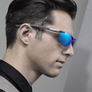 Veithdia Men Sunglasses Aluminum Magnesium <b>Frame</b> TAC Lens UV400 Anti Glare For Fishing Driving Cycling Outdoor Sports - Product Image 2
