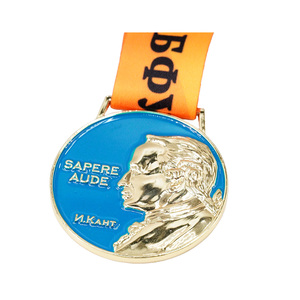Medallas personalizadas de aleación de Zinc y Metal, medalla de plata antigua, logotipo esmaltado, medalla de maratón para correr - Product Image 3