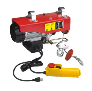 מנוף חשמלי מיני 220V בהתאמה אישית מהמפעל, נייד, 1000 ק\"ג, כבל פלדה 20 מטר, שלט רחוק, כלי בנייה חדש - Product Image 1