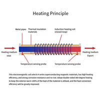 Chaudière à eau chaude à induction électromagnétique industrielle basse pression à fréquence variable OEM Zhongfei, machine de chauffage automatique