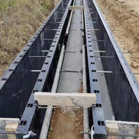 Panneau de coffrage en plastique haute résistance, taille réglable, assemblage rapide, système de coffrage réutilisable pour la construction