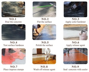 Nouveaux modèles de moules à estamper le béton, tapis d'estampage pour sols en ciment, motifs de pavés en bois pour moules à estamper le béton, silicone personnalisé à chaud - Product Image 5