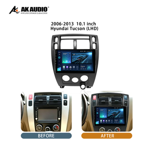 Kit de Reemplazo de Radio DVD con Pantalla Táctil de 10.1 Pulgadas para <span class=keywords><strong>Hyundai</strong></span> <span class=keywords><strong>Tucson</strong></span> (LHD) 2006-2013, Marco Único Negro para el Tablero del Automóvil, ABS - Product Image 6