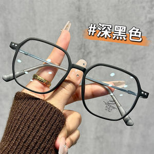 Montures de lunettes optiques carrées 38029 unisexe, verres PC anti-lumière bleue, monture complète, largeur moyenne, origine Taizhou - Product Image 4