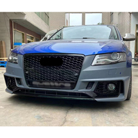 Applicable pour Audi A4 B8 2009-2012 Facelift jusqu'à 2019 Modification de style RS4 Grille Pare-chocs avant Kit carrosserie.