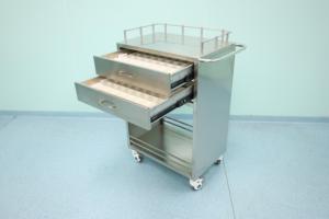 <span class=keywords><strong>Chariot</strong></span> <span class=keywords><strong>médical</strong></span> en acier inoxydable LK 201, <span class=keywords><strong>2</strong></span> tiroirs, plateau supérieur, certifié CE ISO, capacité de charge de 40 lb, pour hôpital, pharmacie, clinique - Product Image 2