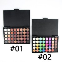 Palette d'ombres à paupières Palette de maquillage 40 couleurs Matte Eyeshadow Waterproof Makeup Mixer Palette Make-up For Women Beauty