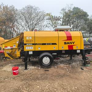 รถปั๊มคอนกรีตมือสองคุณภาพสูง Sany HBT6016C 5S พร้อมกระบอกสูบส่งคอนกรีตขนาด 200 มม. เครื่องยนต์ดีเซล 60-70 ลูกบาศก์เมตร/ชั่วโมง ระยะส่งแนวตั้ง 160 เมตร ใช้งานมาแล้ว 600 ชั่วโมง - Product Image 1