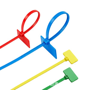 Attaches de câbles en nylon Boao 3x100mm Blanc Jaune Rouge Vert Bleu Noir Orange Couleurs mélangées Sans adhésif Résistant au feu 94V-2 Wenzhou - Product Image 2